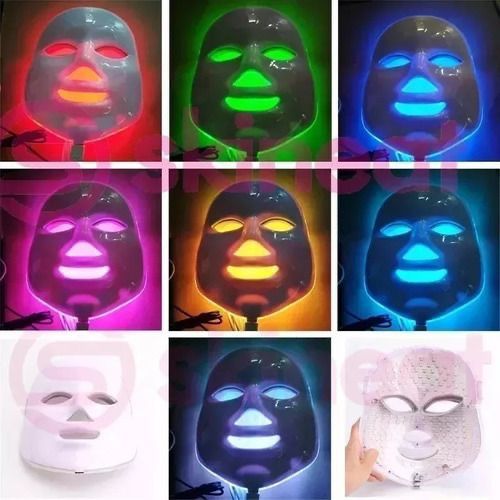 Máscara Facial LED 7 Colores – Rejuvenecimiento, Antiacné y Luminosidad Profesional